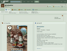 Tablet Screenshot of ginsujustice.deviantart.com