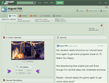 Tablet Screenshot of mogwai1988.deviantart.com