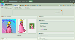 Desktop Screenshot of christinahollyc.deviantart.com