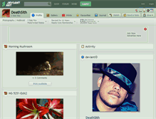 Tablet Screenshot of deathsith.deviantart.com