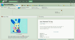 Desktop Screenshot of brownieparadox.deviantart.com