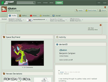 Tablet Screenshot of djkaton.deviantart.com