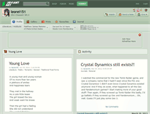 Tablet Screenshot of leorei151.deviantart.com