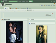 Tablet Screenshot of lizetteblanco.deviantart.com