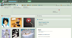 Desktop Screenshot of bleach-squad-6-club.deviantart.com