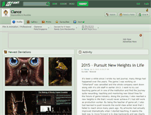 Tablet Screenshot of clance.deviantart.com