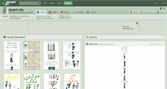 Desktop Screenshot of desert-lilly.deviantart.com