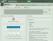 Tablet Screenshot of biblio-josh.deviantart.com