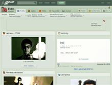 Tablet Screenshot of eyeo.deviantart.com