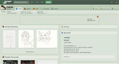 Desktop Screenshot of makjak.deviantart.com
