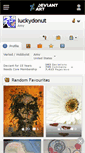 Mobile Screenshot of luckydonut.deviantart.com