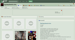 Desktop Screenshot of flaming-phoenix-love.deviantart.com