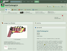 Tablet Screenshot of nanathemangacat.deviantart.com