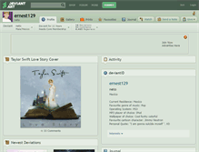 Tablet Screenshot of ernest129.deviantart.com