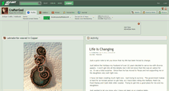 Desktop Screenshot of craftergod.deviantart.com