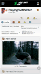 Mobile Screenshot of prayingpoetpainter.deviantart.com