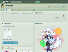 Tablet Screenshot of daisukeuke.deviantart.com