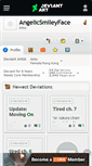 Mobile Screenshot of angelicsmileyface.deviantart.com
