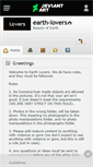 Mobile Screenshot of earth-lovers.deviantart.com