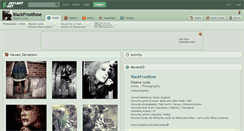 Desktop Screenshot of blackfrostrose.deviantart.com