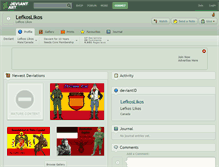 Tablet Screenshot of lefkoslikos.deviantart.com