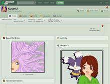 Tablet Screenshot of kurumij.deviantart.com