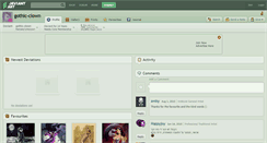 Desktop Screenshot of gothic-clown.deviantart.com