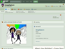 Tablet Screenshot of mangarapture.deviantart.com