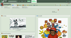 Desktop Screenshot of monkeytaillo.deviantart.com