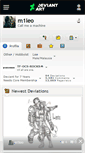 Mobile Screenshot of m1leo.deviantart.com