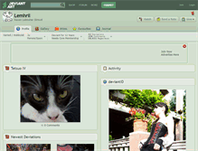 Tablet Screenshot of lemhril.deviantart.com