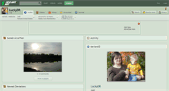 Desktop Screenshot of luckydr.deviantart.com