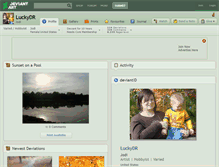Tablet Screenshot of luckydr.deviantart.com