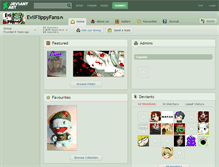 Tablet Screenshot of evilflippyfans.deviantart.com