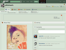 Tablet Screenshot of ediblehearts.deviantart.com
