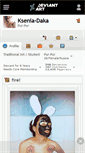 Mobile Screenshot of ksenia-daka.deviantart.com