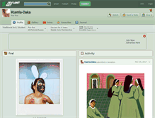 Tablet Screenshot of ksenia-daka.deviantart.com