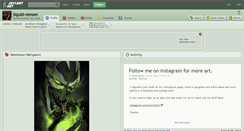 Desktop Screenshot of liquid-venom.deviantart.com