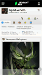 Mobile Screenshot of liquid-venom.deviantart.com
