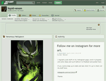 Tablet Screenshot of liquid-venom.deviantart.com