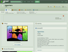 Tablet Screenshot of nguerriero.deviantart.com