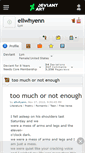 Mobile Screenshot of ellwhyenn.deviantart.com