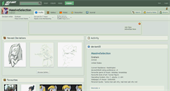Desktop Screenshot of massiveselection.deviantart.com