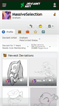 Mobile Screenshot of massiveselection.deviantart.com