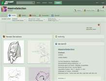 Tablet Screenshot of massiveselection.deviantart.com