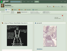 Tablet Screenshot of meldelen.deviantart.com