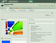 Tablet Screenshot of chitowncowboy.deviantart.com