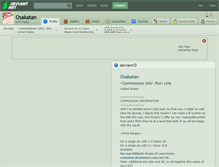 Tablet Screenshot of osakatan.deviantart.com