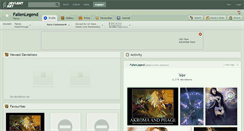 Desktop Screenshot of fallenlegend.deviantart.com
