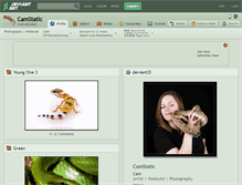 Tablet Screenshot of camstatic.deviantart.com